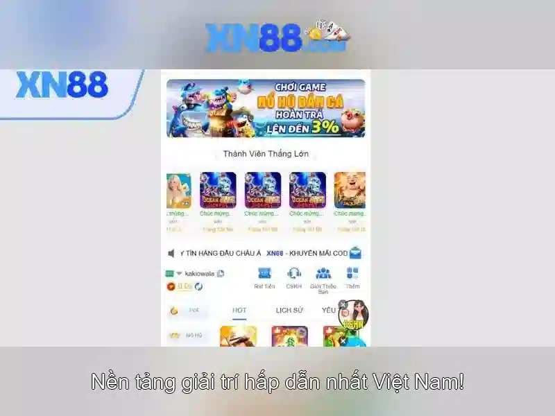 xn88: Nền tảng cá cược và giải trí trực tuyến