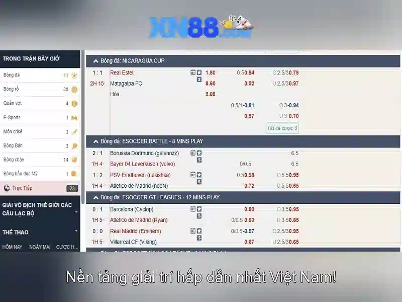 XN88: Đánh giá và nền tảng cược trực tuyến hàng đầu